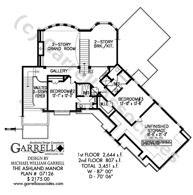 Ashland Manor Luxury Home, Second Floor | Garrell Associates