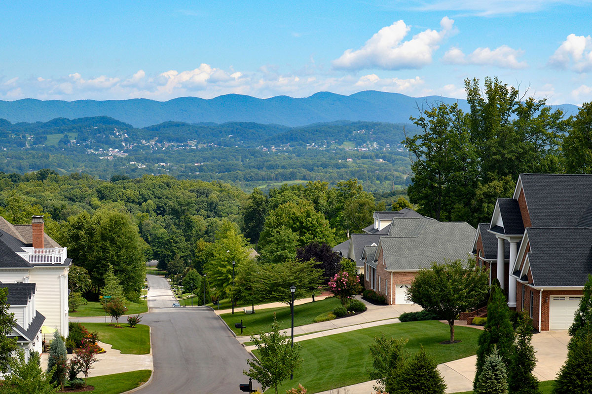 The Preston Park community in Kingsport, Tennessee leads to The Summit
